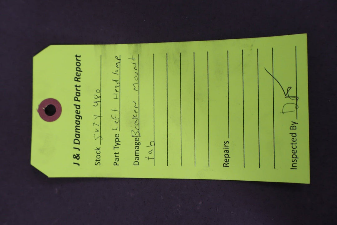 1995 - 1998 Toyota Land Cruiser Left Headlamp W/Chrome Trim 8111060395