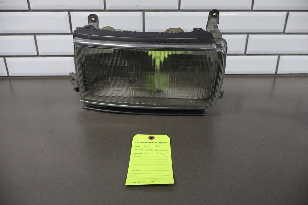 1995 - 1998 Toyota Land Cruiser Right Headlamp W/Chrome Trim 8111060395 OEM