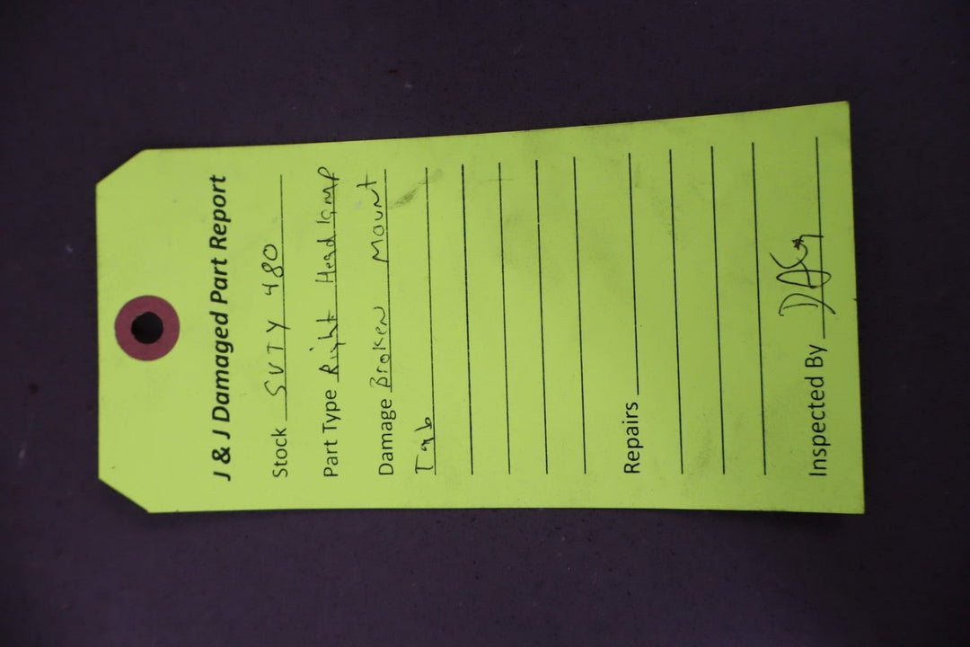 1995 - 1998 Toyota Land Cruiser Right Headlamp W/Chrome Trim 8111060395 OEM