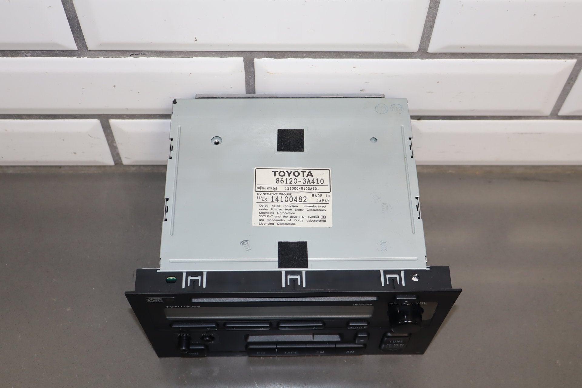 1995-1999 Toyota Crown AM FM Cassette CD Radio OEM JZS151 Tested