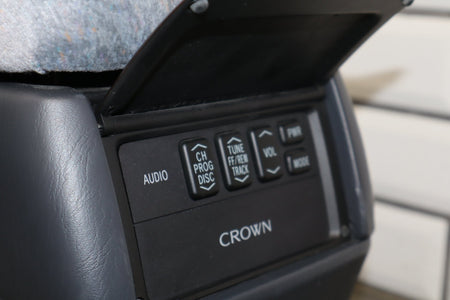 1995-1999 Toyota Crown Center Console Grey FD10 OEM JZS151 Less Shifter