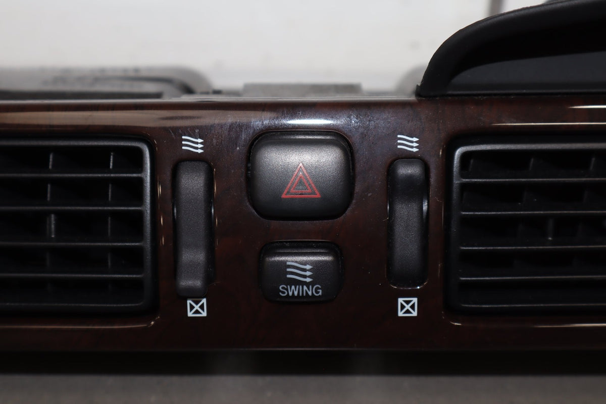 1995-1999 Toyota Crown Dash Vents Kit Woodgrain Power Center OEM JZS151