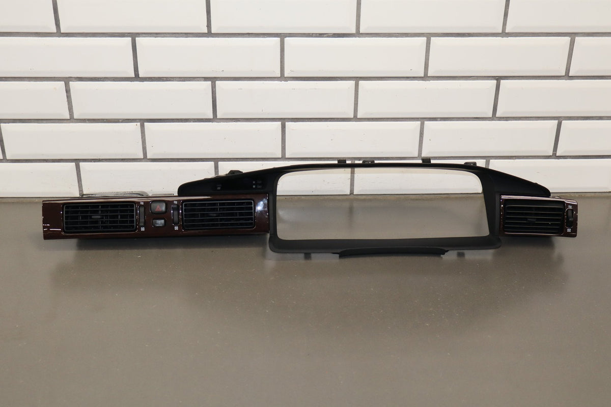 1995-1999 Toyota Crown Dash Vents Kit Woodgrain Power Center OEM JZS151