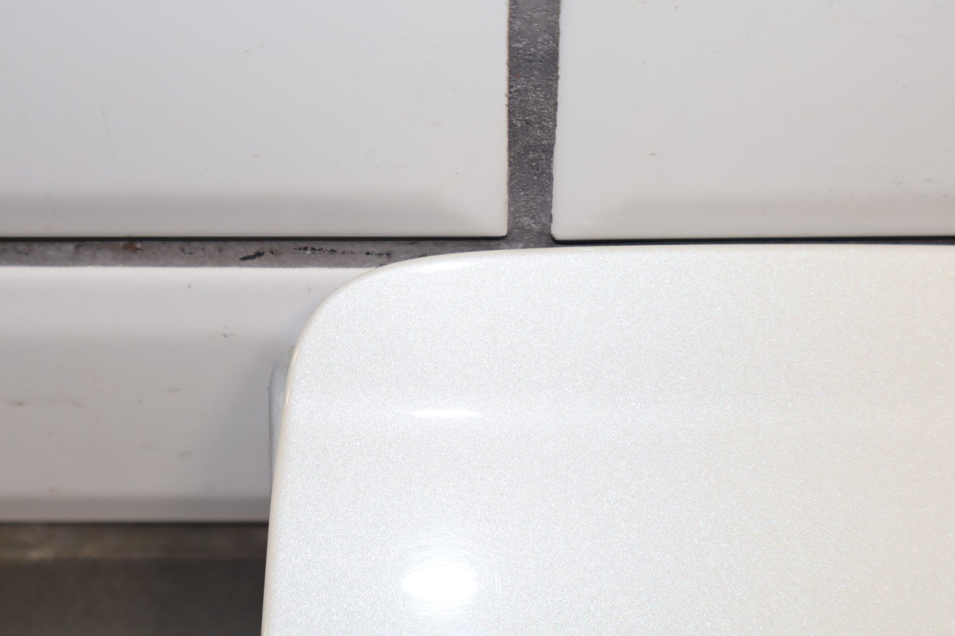 1995-1999 Toyota Crown Fuel Filler Door White 2BK OEM JZS151