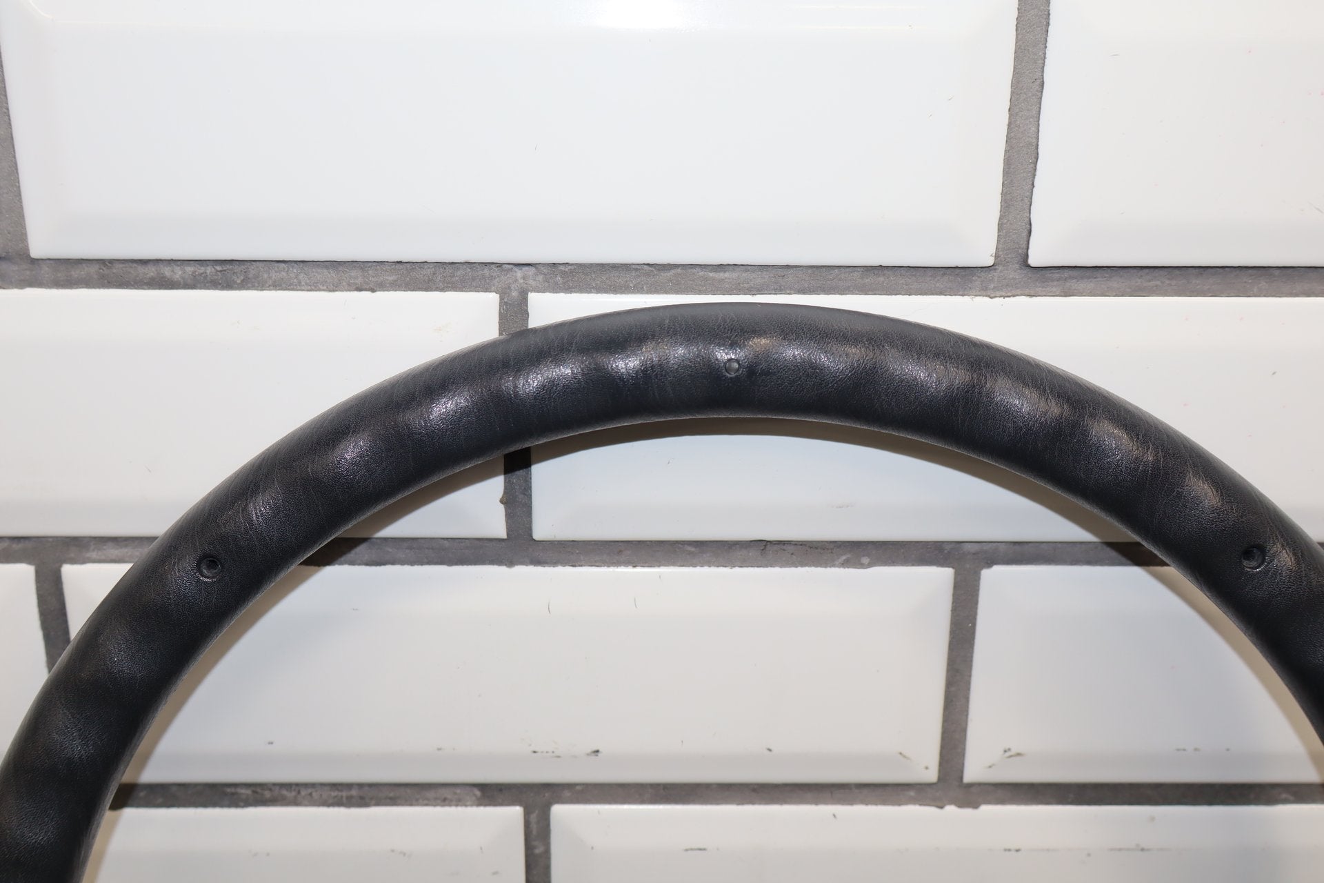 1995-1999 Toyota Crown Leather Steering Wheel OEM Crown Emblem JZS151