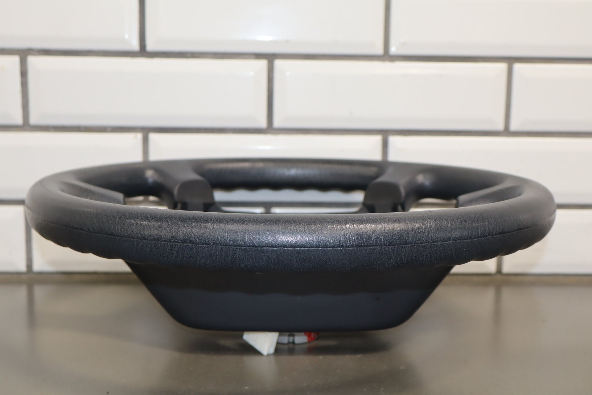 1995-1999 Toyota Crown Leather Steering Wheel OEM Crown Emblem JZS151