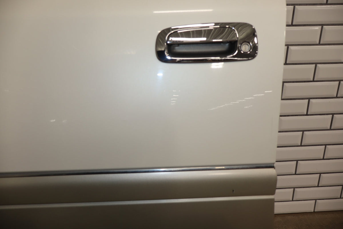 1995-1999 Toyota Crown Left LH Front Door White 2BK OEM JZS151