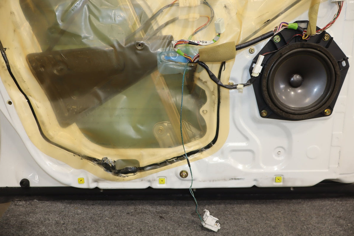 1995-1999 Toyota Crown Left LH Front Door White 2BK OEM JZS151