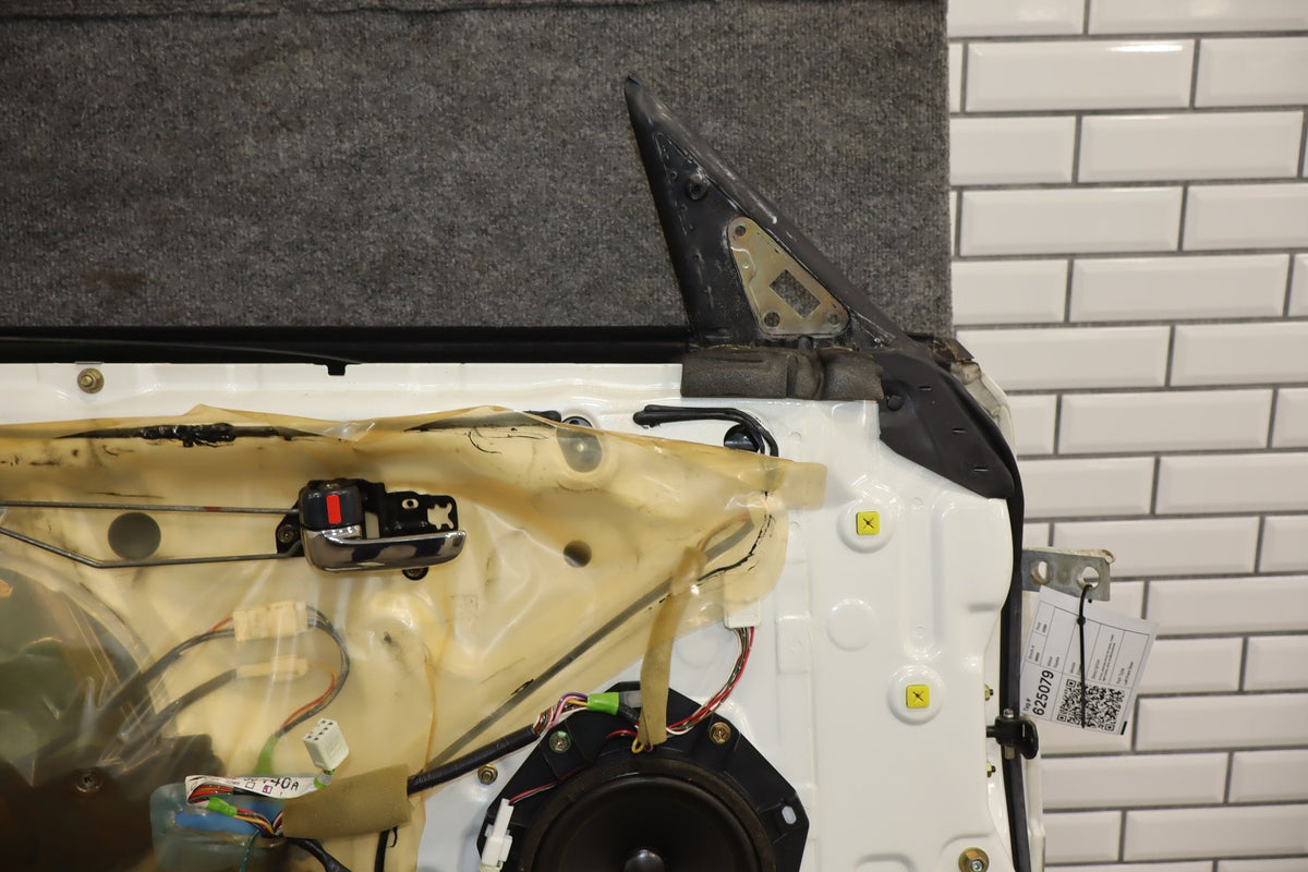 1995-1999 Toyota Crown Left LH Front Door White 2BK OEM JZS151
