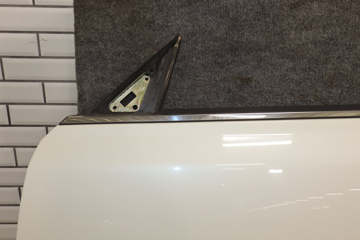 1995-1999 Toyota Crown Left LH Front Door White 2BK OEM JZS151