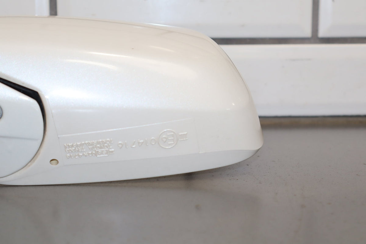 1995-1999 Toyota Crown Left Mirror Power Heated Fold White 2BK JZS151