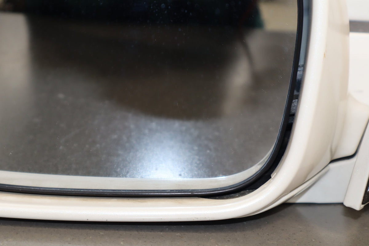 1995-1999 Toyota Crown Left Mirror Power Heated Fold White 2BK JZS151