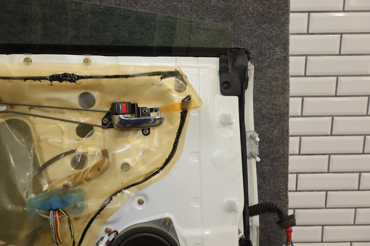 1995-1999 Toyota Crown Left Rear Door White 2BK OEM JZS151