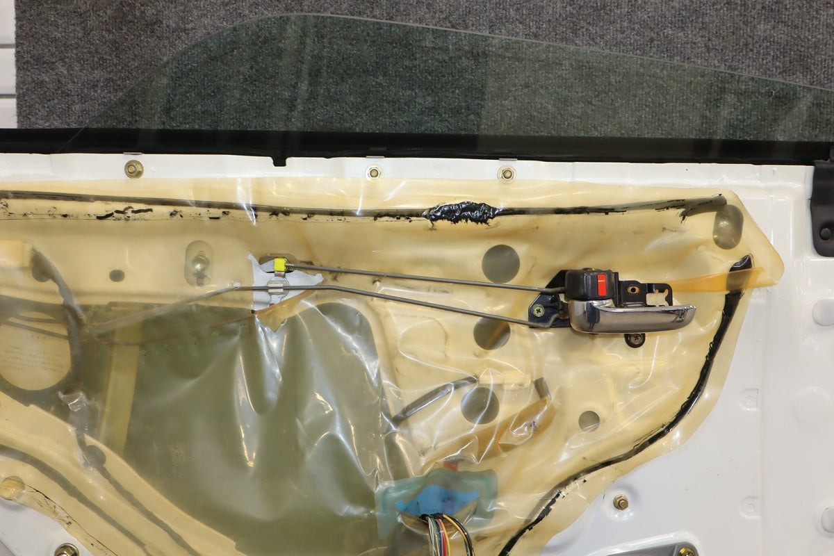 1995-1999 Toyota Crown Left Rear Door White 2BK OEM JZS151