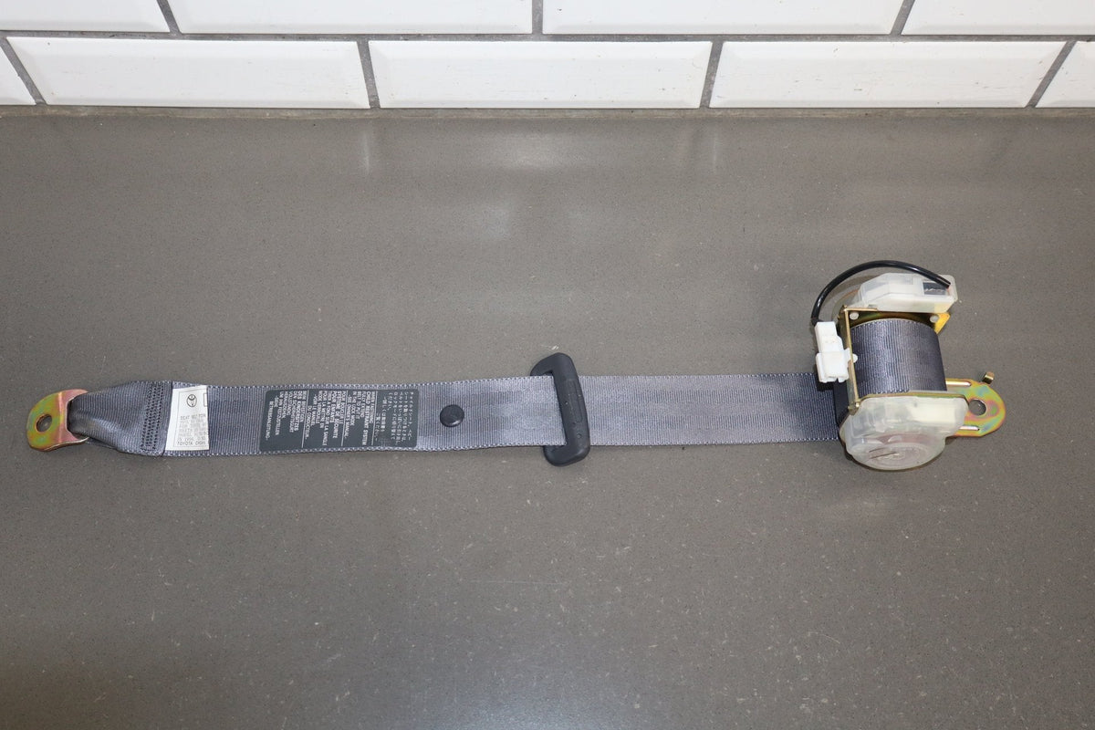 1995-1999 Toyota Crown Left Rear Seat Belt Grey Retractor OEM JZS151