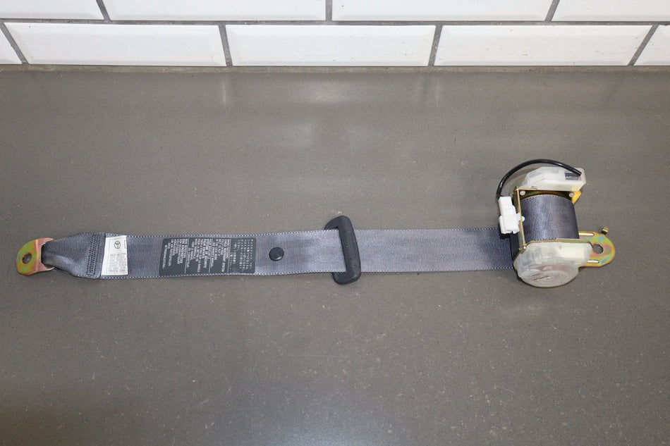 1995-1999 Toyota Crown Left Rear Seat Belt Grey Retractor OEM JZS151