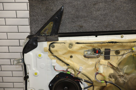 1995-1999 Toyota Crown Right Front Door White 2BK OEM JZS151 Heavy Scratch