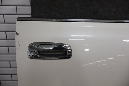 1995-1999 Toyota Crown Right Front Door White 2BK OEM JZS151 Heavy Scratch