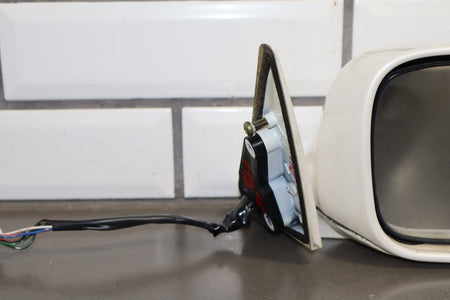 1995-1999 Toyota Crown Right Mirror Power Heated Fold White 2BK JZS151