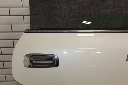 1995-1999 Toyota Crown Right Rear Door White 2BK OEM JZS151 Visible Dent