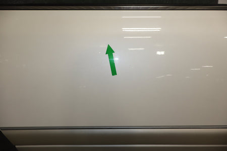 1995-1999 Toyota Crown Right Rear Door White 2BK OEM JZS151 Visible Dent