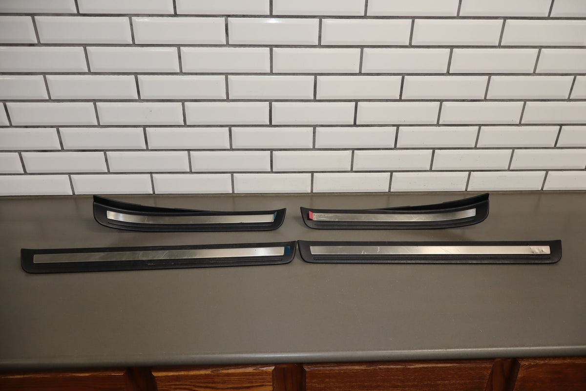 1995-1999 Toyota Crown Sill Plate Set 4pc OEM JZS151 Front/Rear Gray