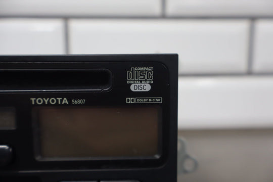 1995 - 1999 Toyota Land Cruiser AM - FM - CD - Cassette Radio 8612033051 OEM *See Notes*