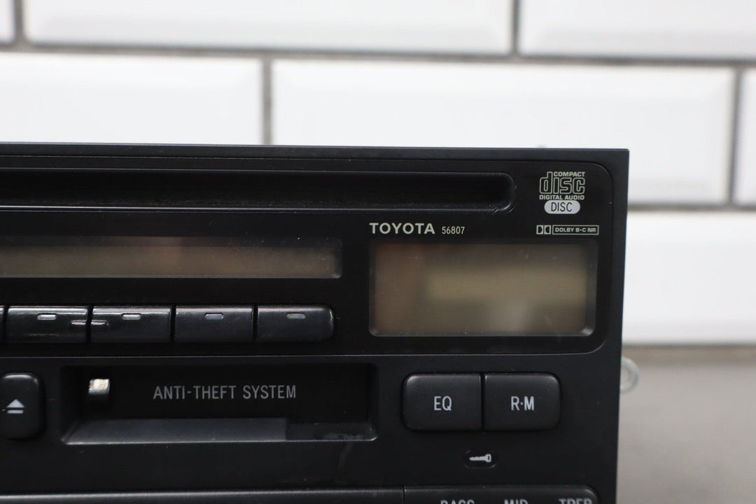 1995 - 1999 Toyota Land Cruiser AM - FM - CD - Cassette Radio 8612033051 OEM *See Notes*