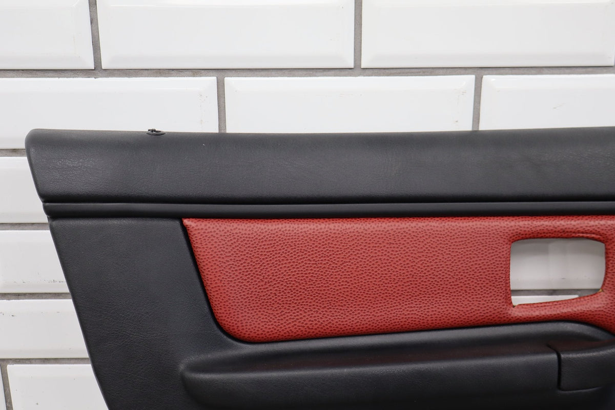 1995-2002 BMW Z3 Pair - Door Trim Panels Deep Red | Leather
