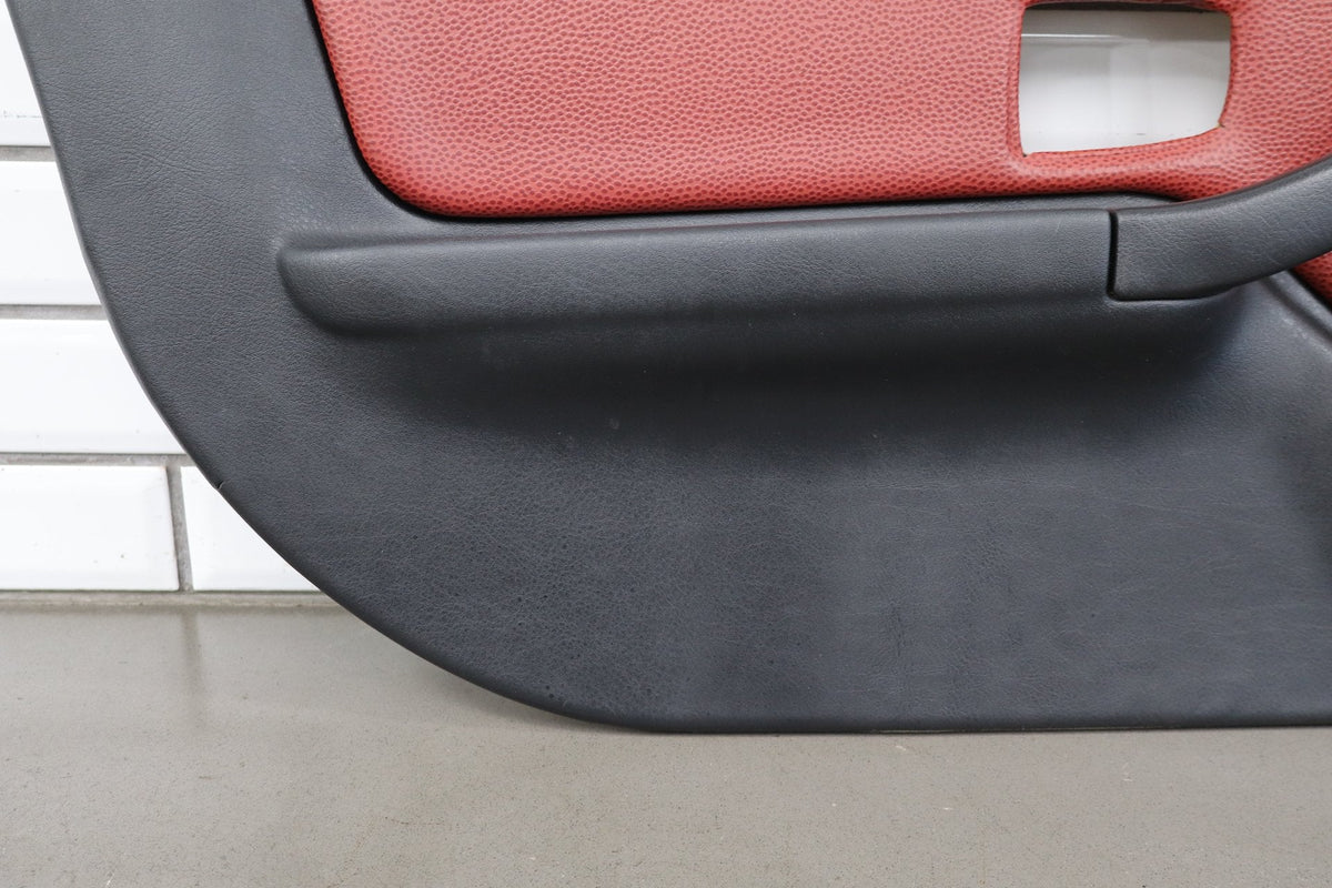 1995-2002 BMW Z3 Pair - Door Trim Panels Deep Red | Leather