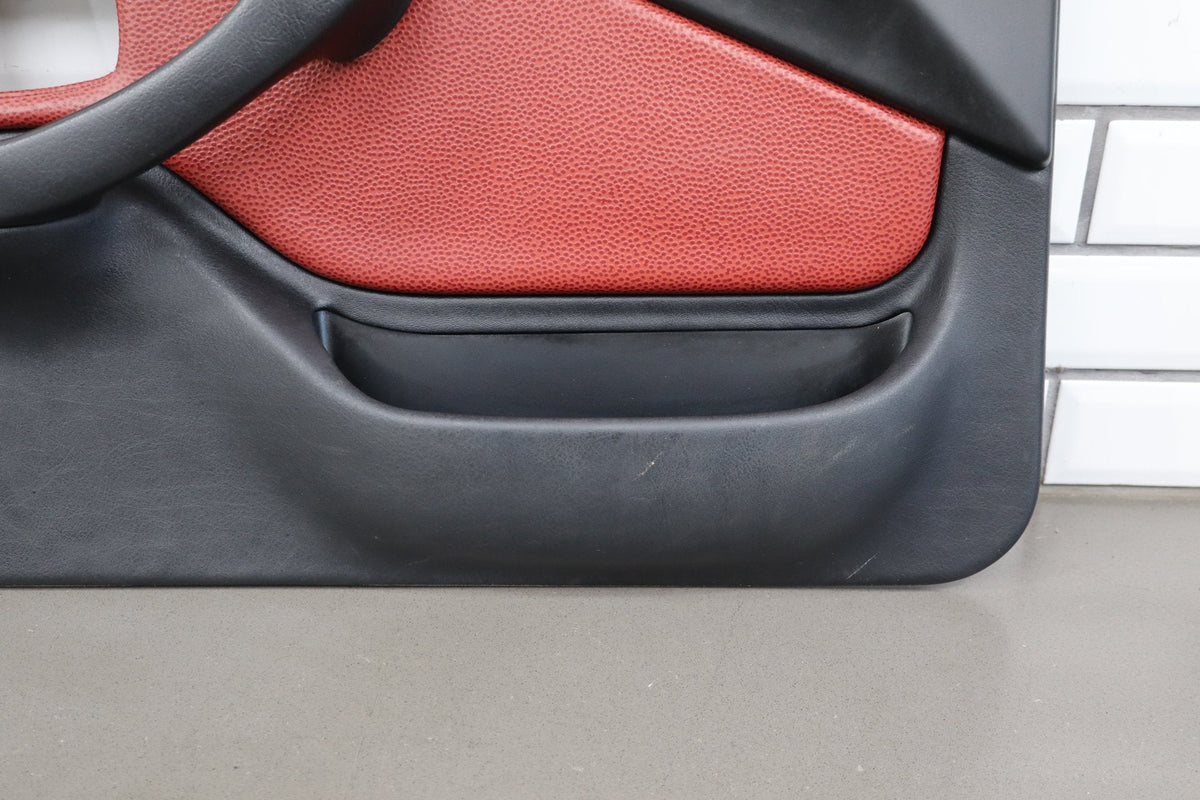 1995-2002 BMW Z3 Pair - Door Trim Panels Deep Red | Leather