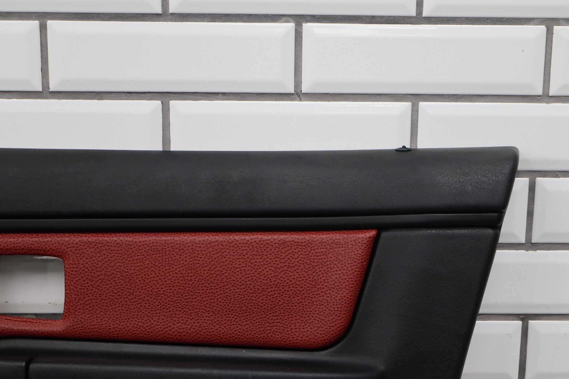 1995-2002 BMW Z3 Pair - Door Trim Panels Deep Red | Leather
