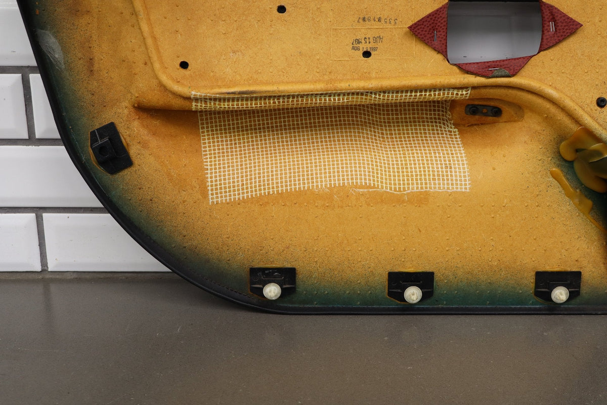 1995-2002 BMW Z3 Pair - Door Trim Panels Deep Red | Leather