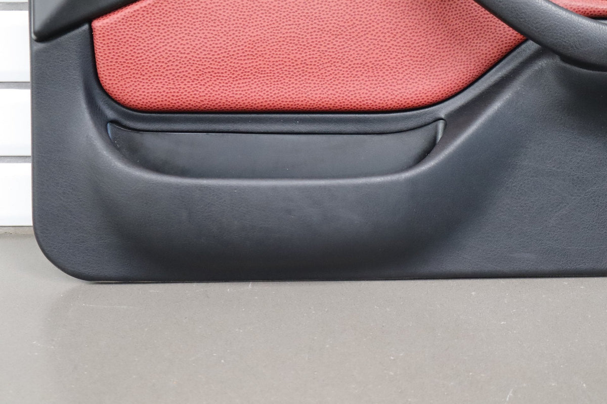 1995-2002 BMW Z3 Pair - Door Trim Panels Deep Red | Leather