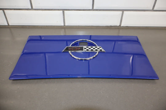 1995 Chevrolet Corvette Fuel Filler Door Dark Cloisonne Blue 28