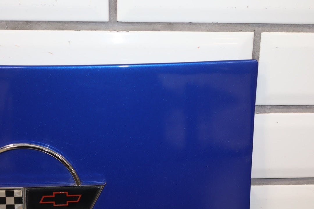 1995 Chevrolet Corvette Fuel Filler Door Dark Cloisonne Blue 28