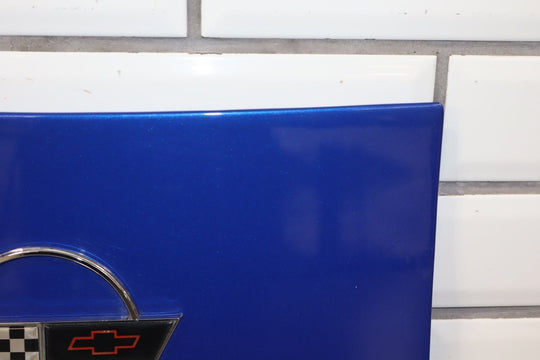 1995 Chevrolet Corvette Fuel Filler Door Dark Cloisonne Blue 28