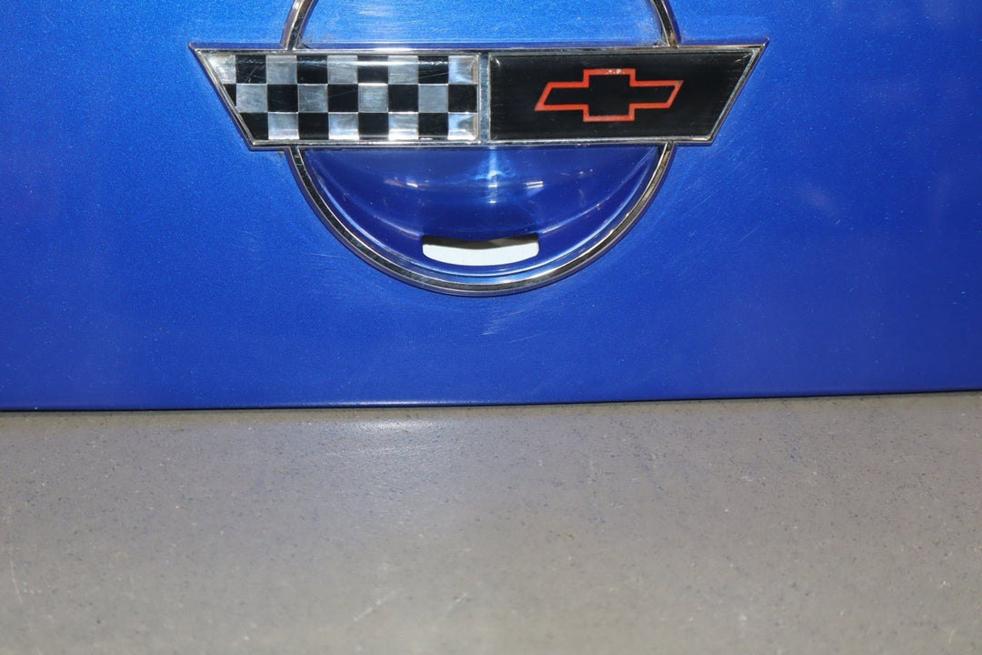 1995 Chevrolet Corvette Fuel Filler Door Dark Cloisonne Blue 28