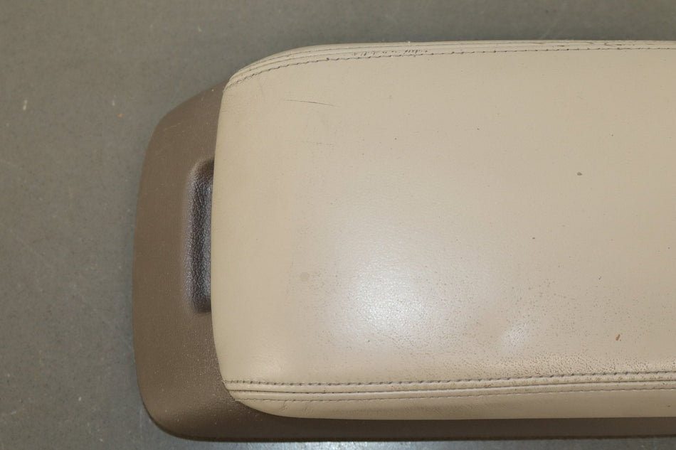 1996-1997 Lexus LX450 Console Lid Oak Leather Good Latches