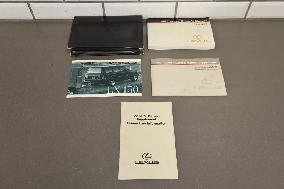 1996-1997 Lexus LX450 Owners Handbook Manual OEM