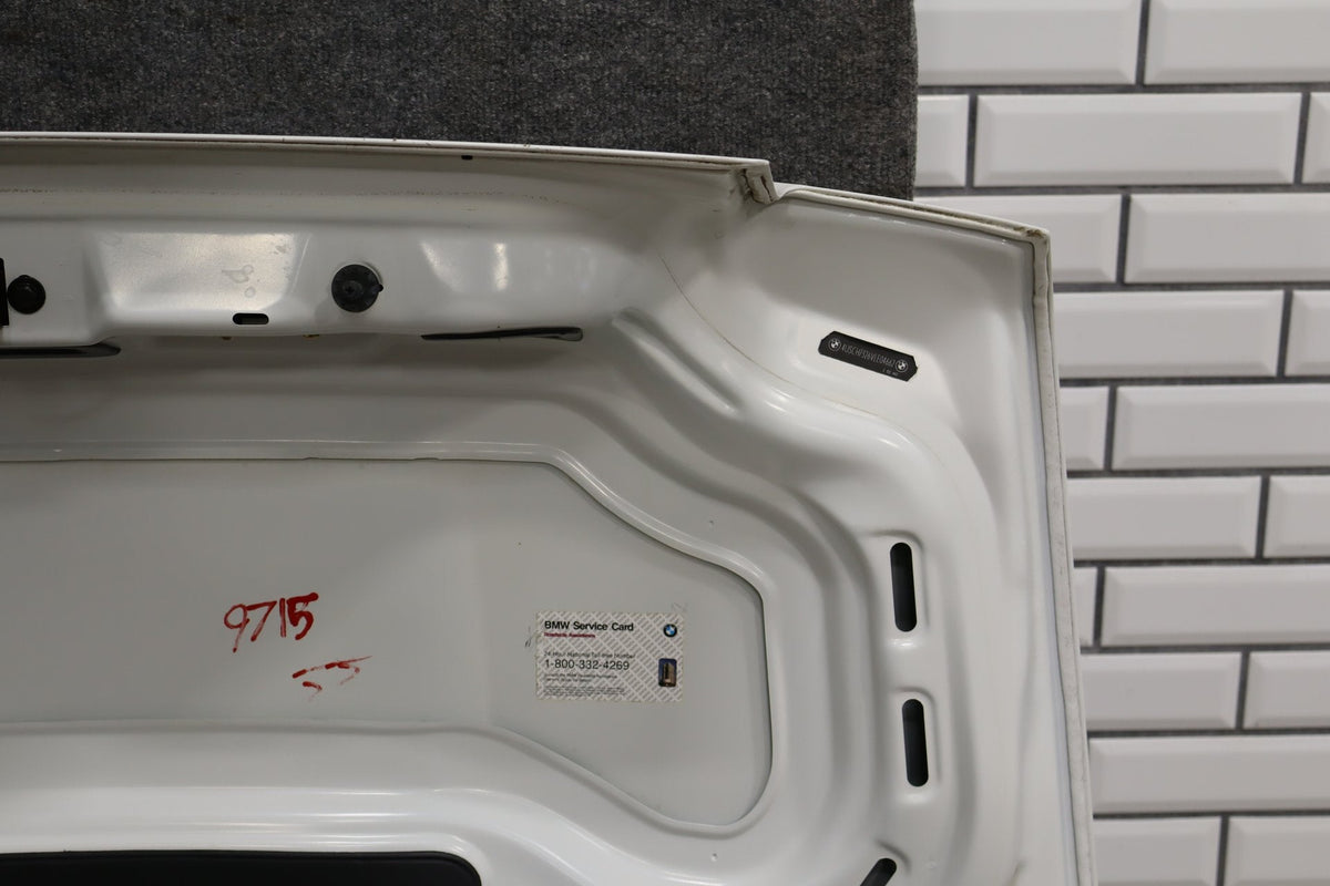1996-1999 BMW Z3 1.9i Decklid/Tailgate White