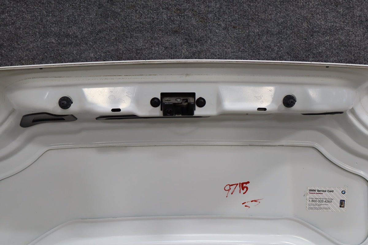 1996-1999 BMW Z3 1.9i Decklid/Tailgate White