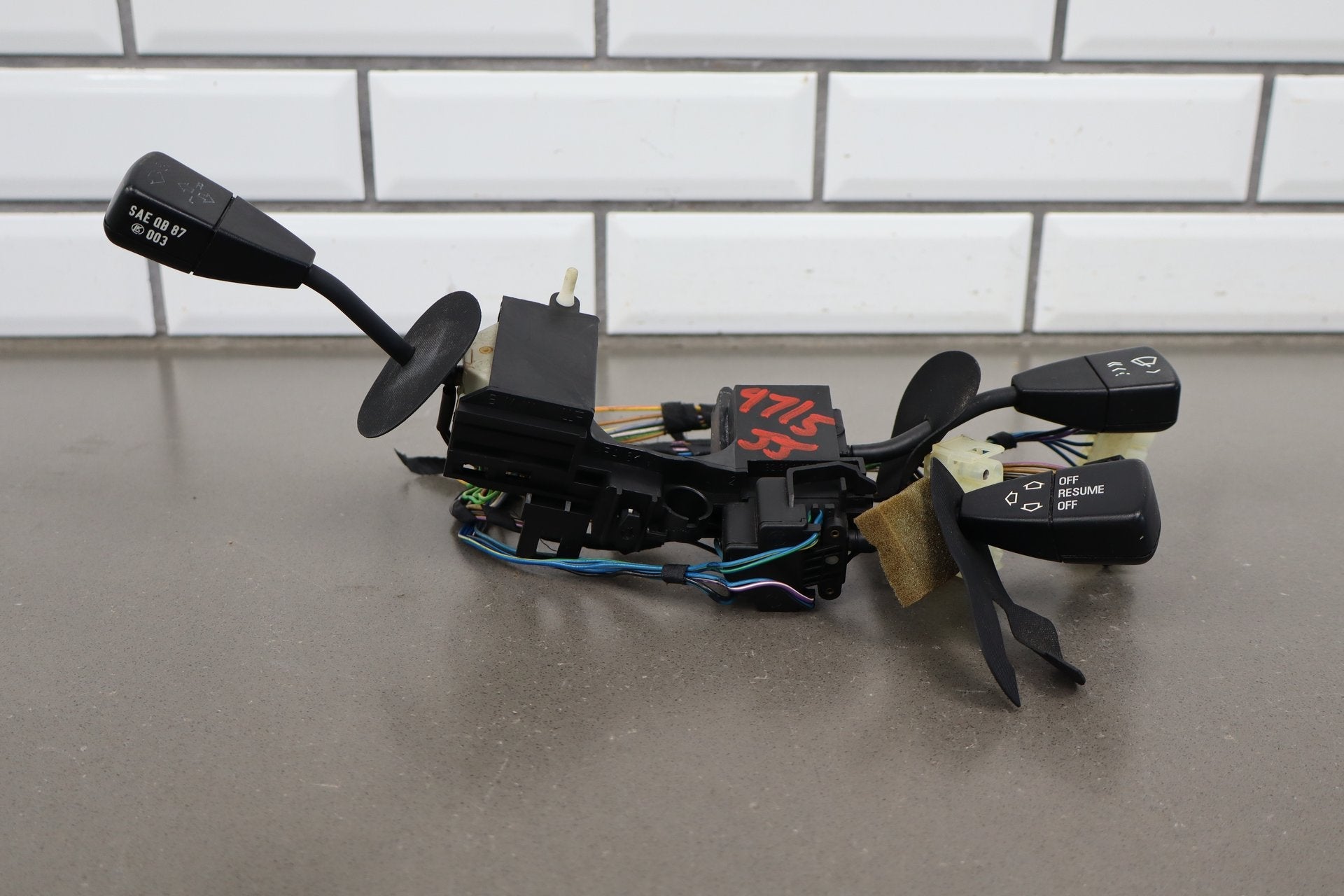 1996-2002 BMW Z3 Combination Switch, No Headlamp Washers OEM