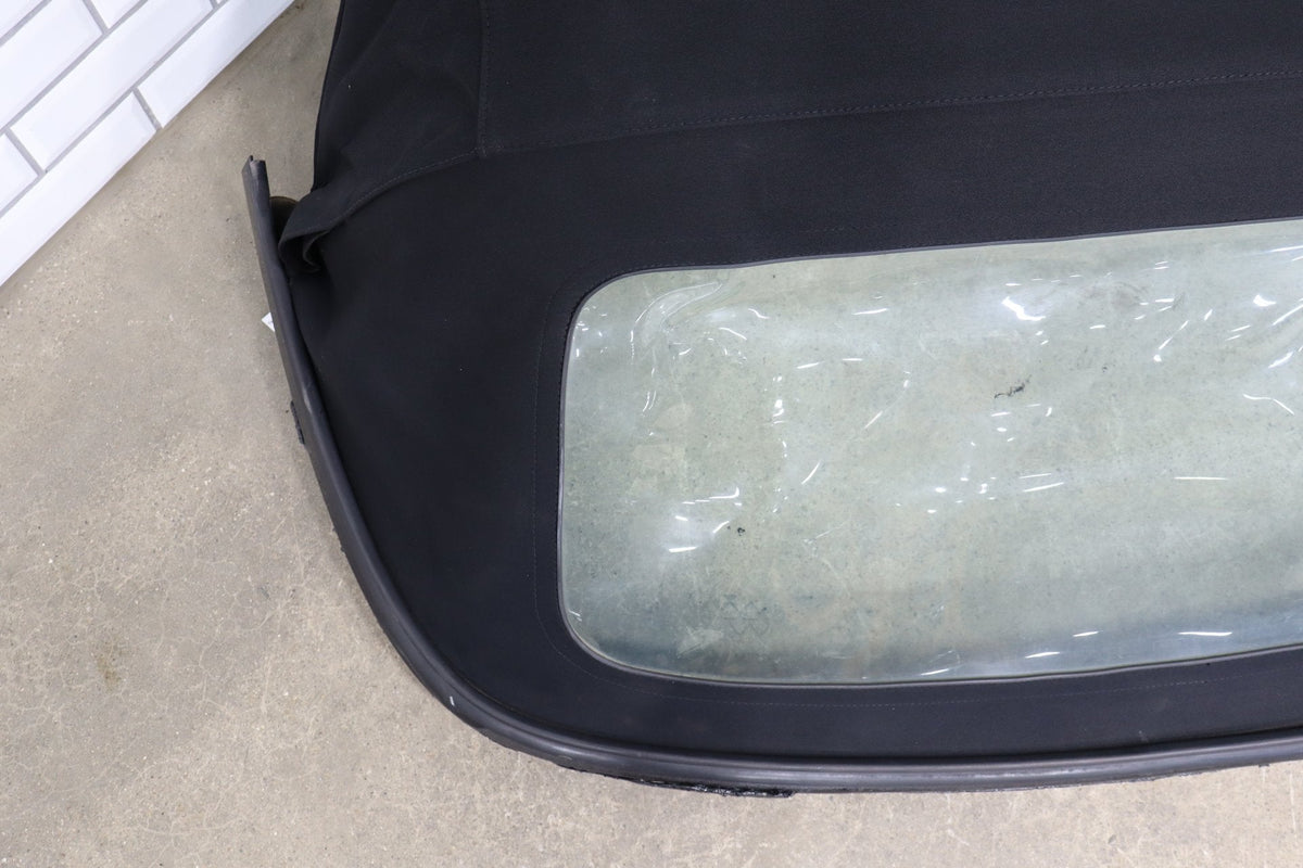 1996-2002 BMW Z3 E36/7 Cloth Convertible Roof W/ Frame Plastic Rear Window OEM