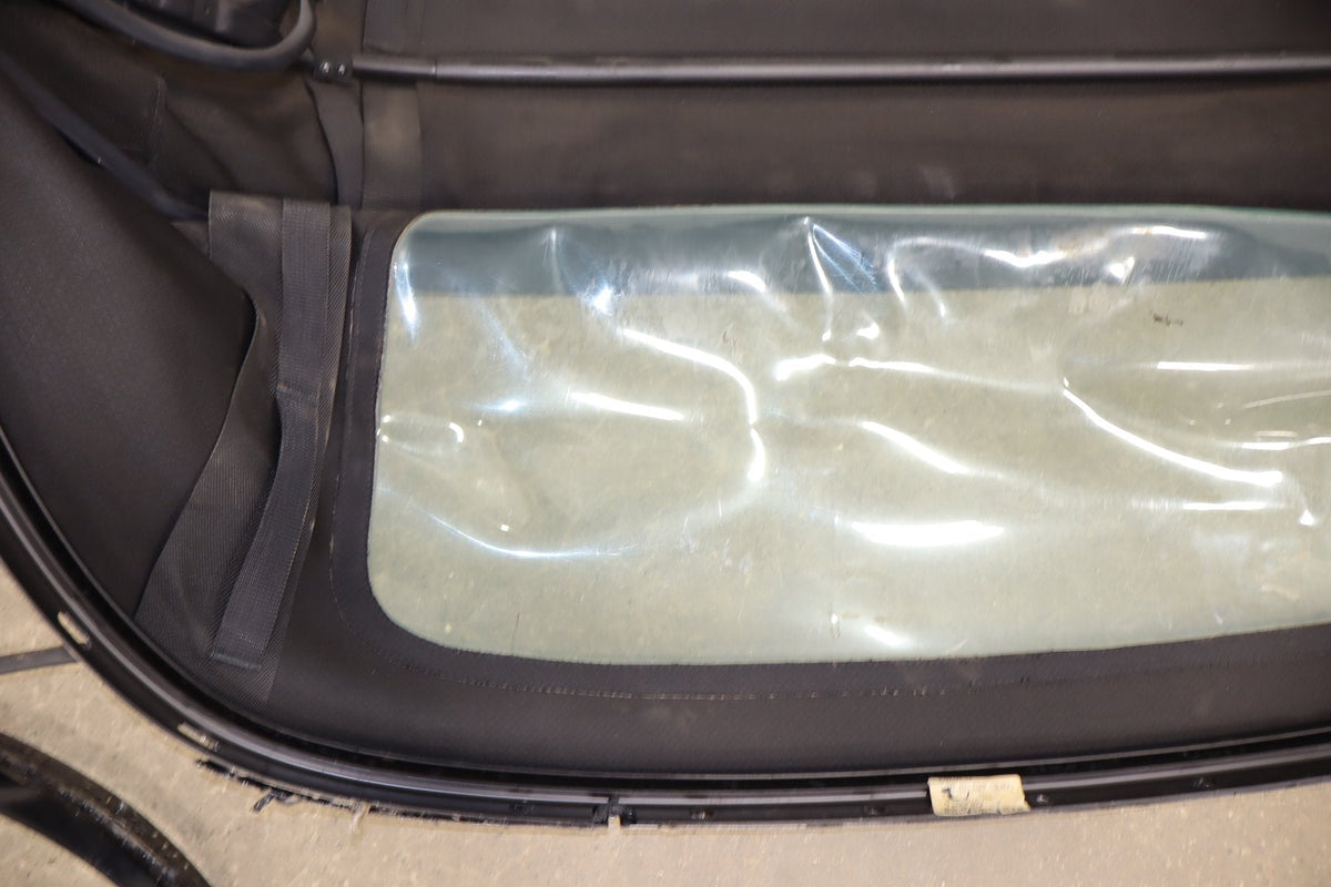 1996-2002 BMW Z3 E36/7 Cloth Convertible Roof W/ Frame Plastic Rear Window OEM