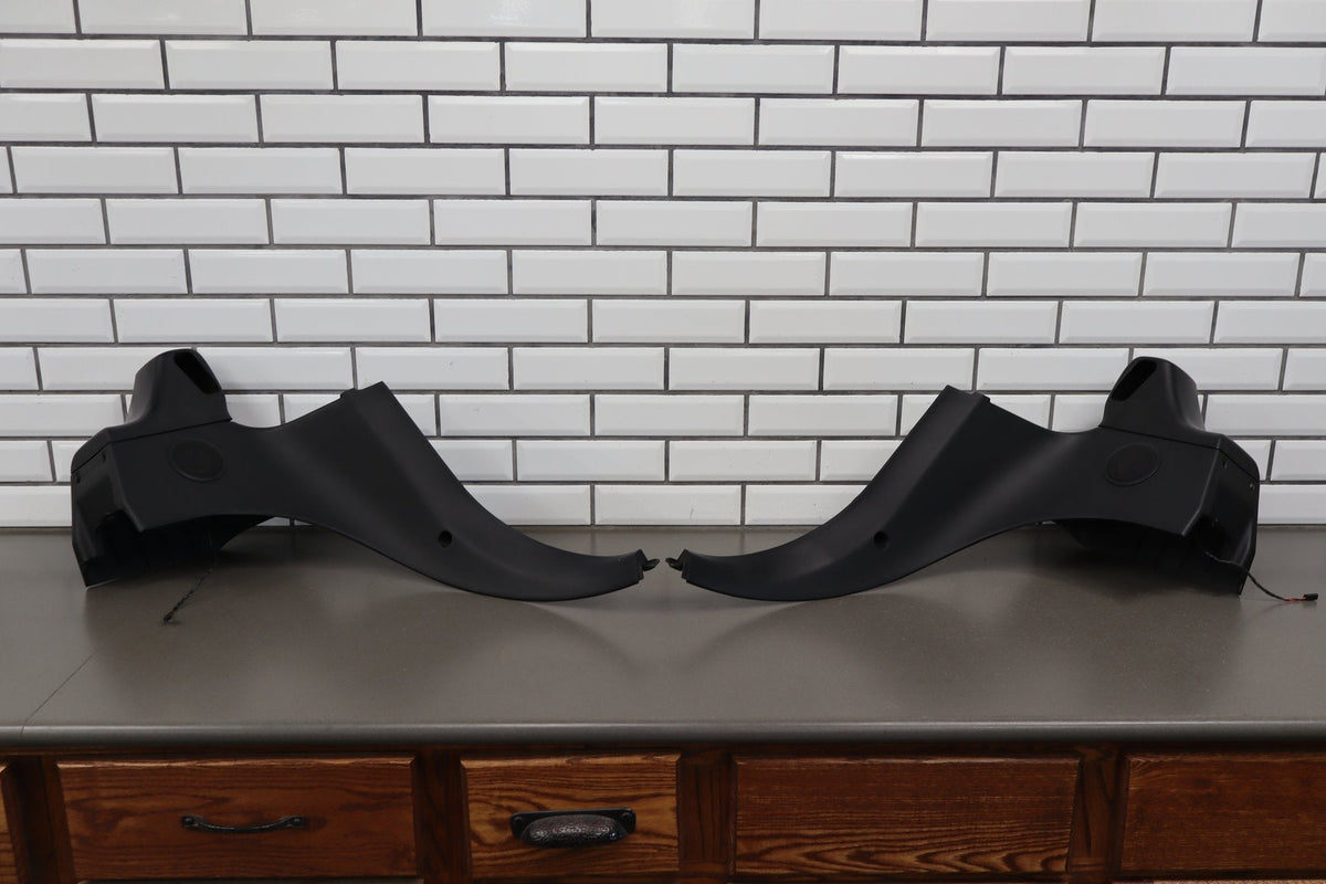 1996-2002 BMW Z3 Interior Pair B Pillar Seat Belt Trim OEM Black