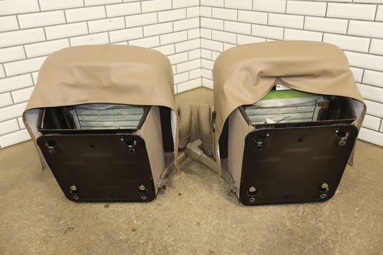 1996 - 2002 GMC Savana Express Conversion Van Leather Seats Set Neutral 52W