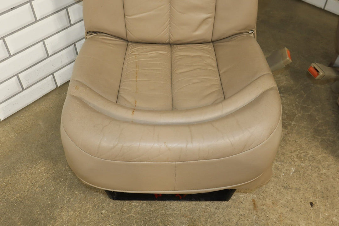 1996 - 2002 GMC Savana Express Conversion Van Leather Seats Set Neutral 52W