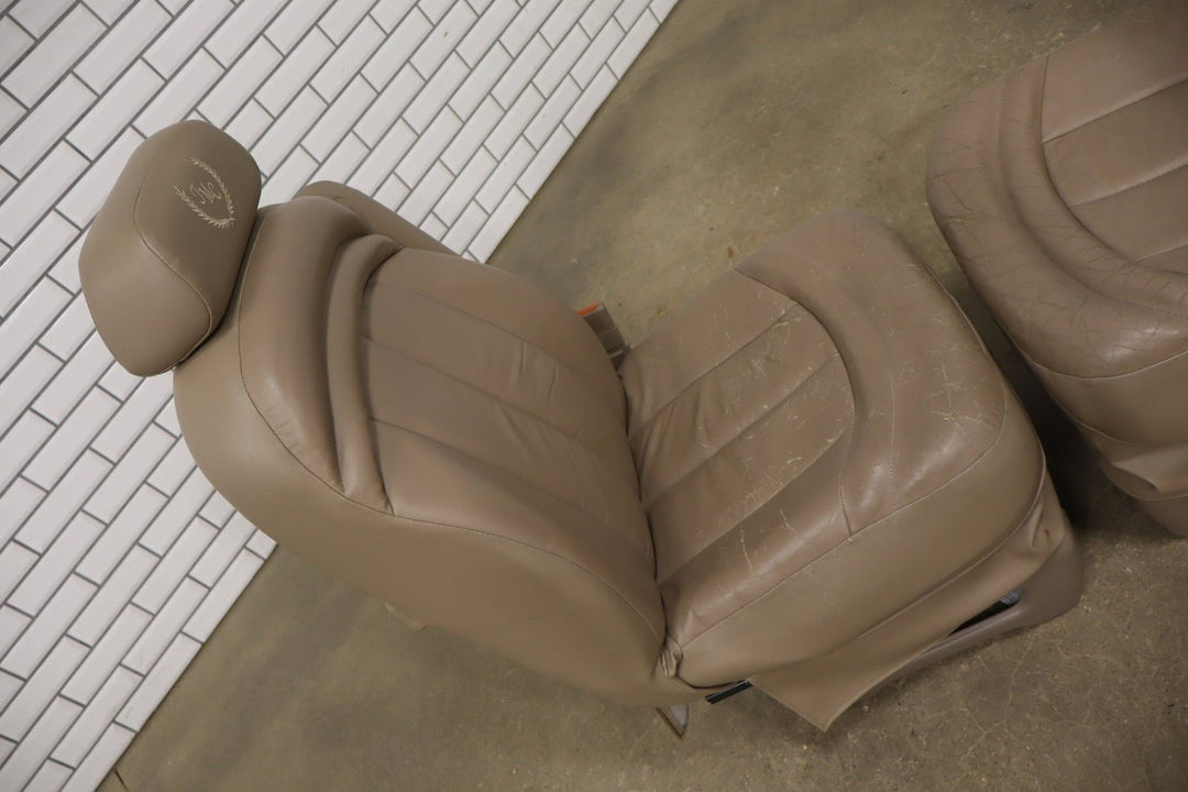 1996 - 2002 GMC Savana Express Conversion Van Leather Seats Set Neutral 52W