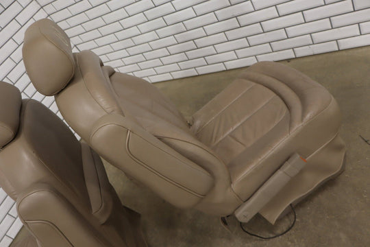 1996 - 2002 GMC Savana Express Conversion Van Leather Seats Set Neutral 52W